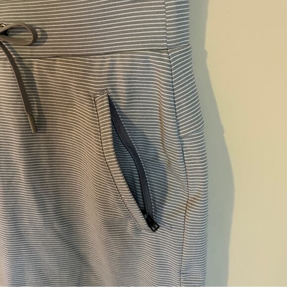 Athleta Gray/White Striped Pull-On Mini Built-In Shorts Athletic Skort Size XXS - Picture 4 of 11